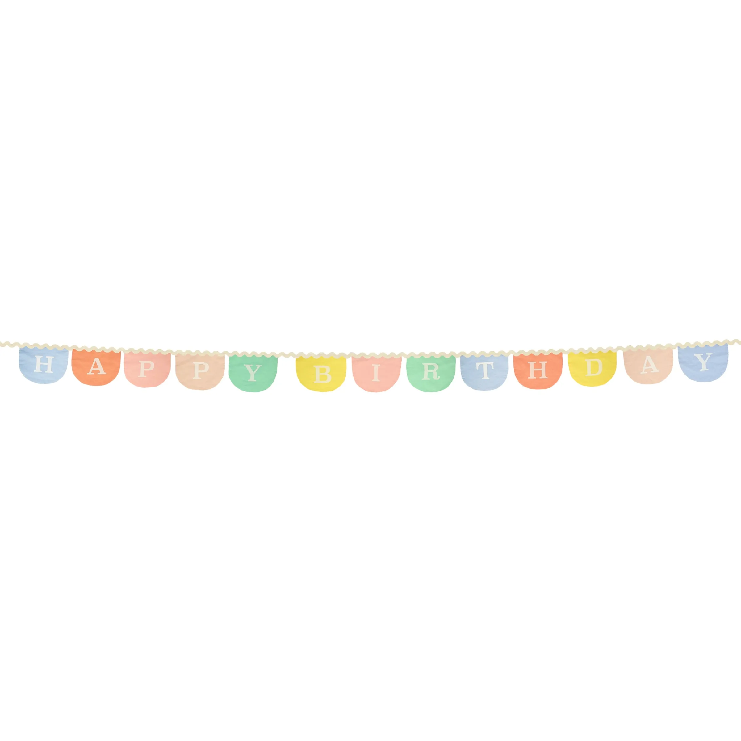 Happy Birthday Fabric Garland>Meri Meri Hot