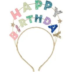 Happy Birthday Glitter Headband>Meri Meri Clearance