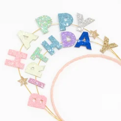 Happy Birthday Glitter Headband>Meri Meri Clearance