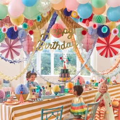 Happy Birthday Honeycomb Garland>Meri Meri Sale