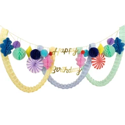 Happy Birthday Honeycomb Garland><noscript><img width=