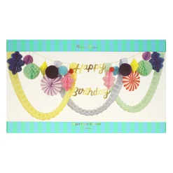 Happy Birthday Honeycomb Garland><noscript><img width=