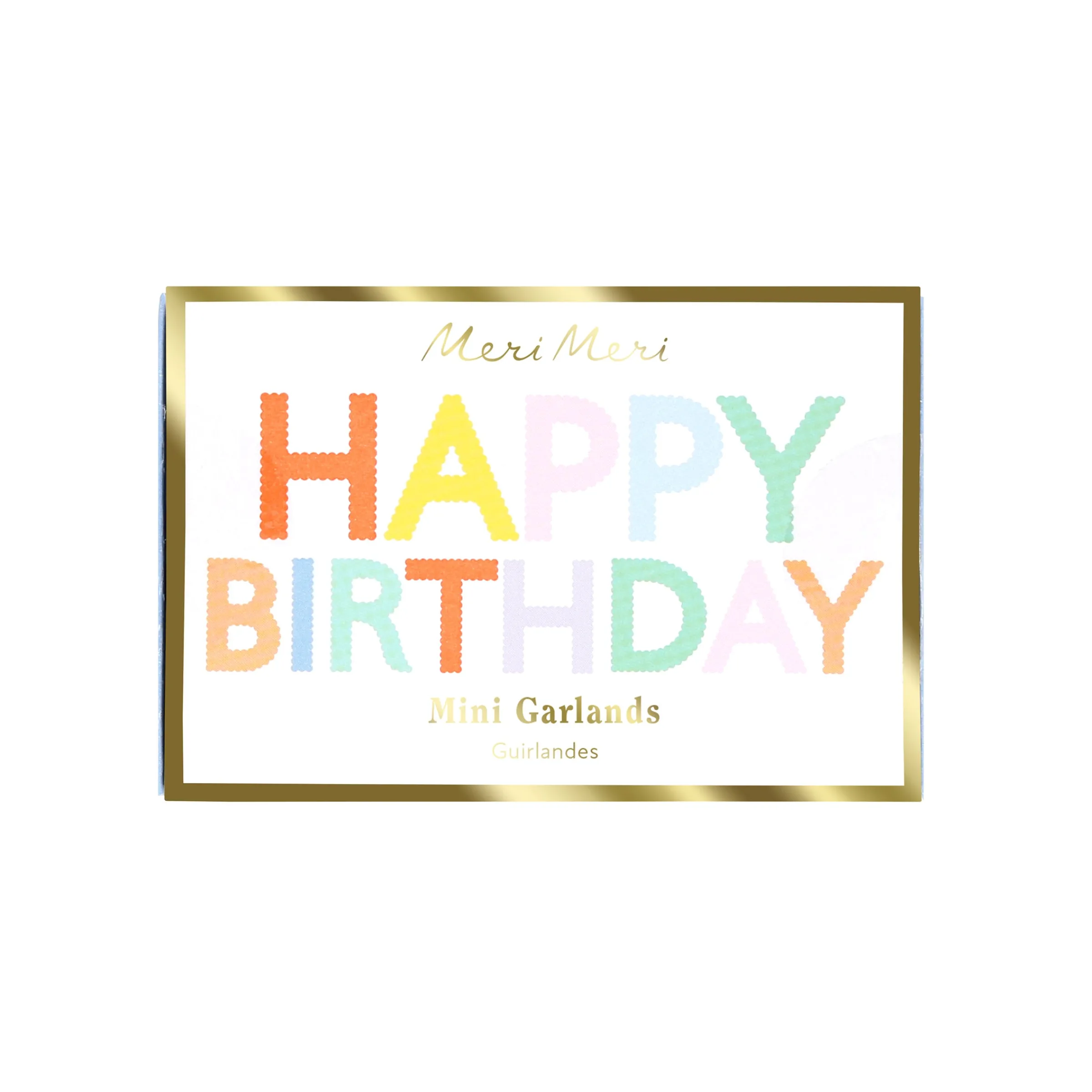 Happy Birthday Mini Matchbox Garland Set>Meri Meri Online