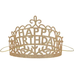 Happy Birthday Party Tiaras (x 8)><noscript><img width=