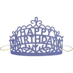 Happy Birthday Party Tiaras (x 8)><noscript><img width=