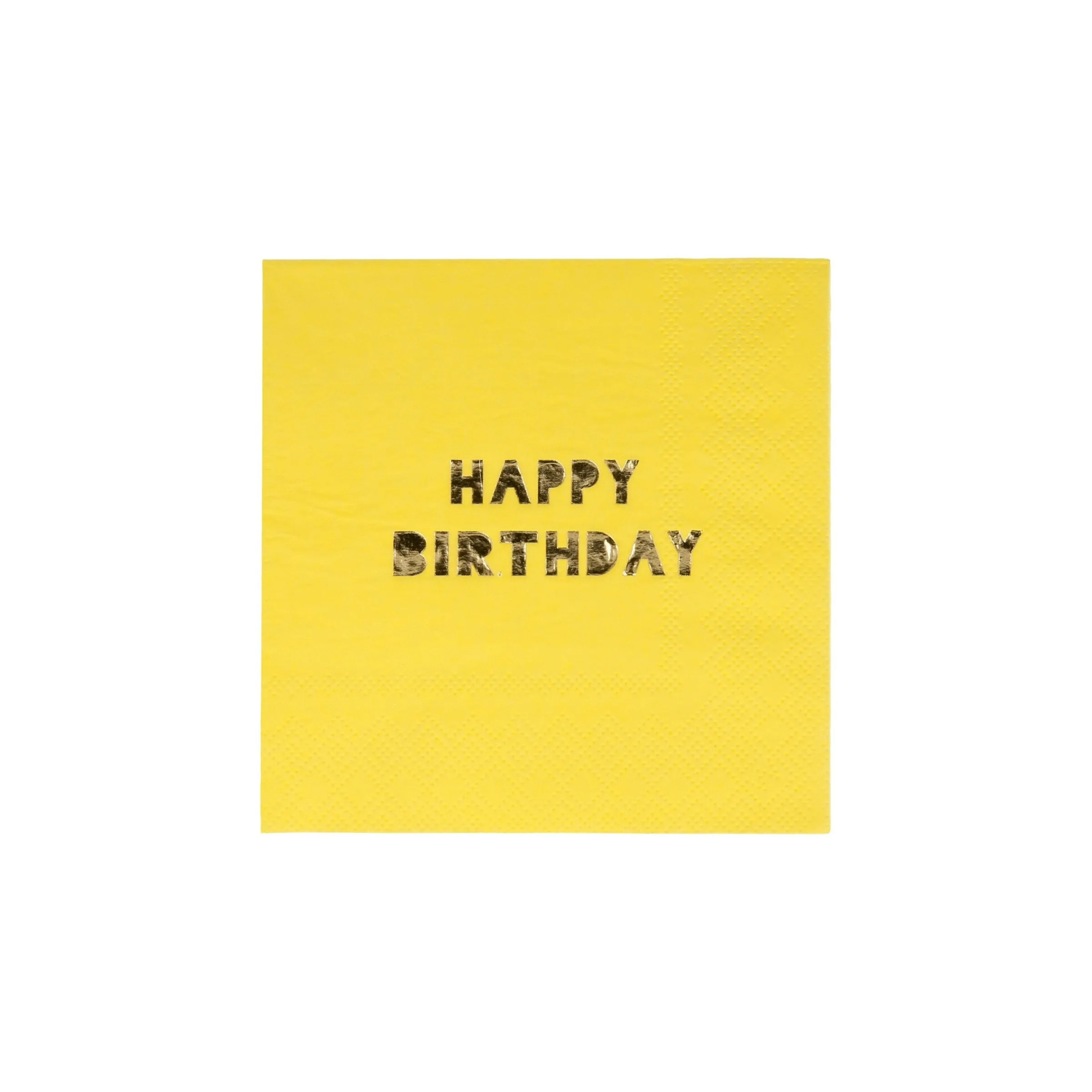 Happy Birthday Small Napkins (x 16)>Meri Meri Sale