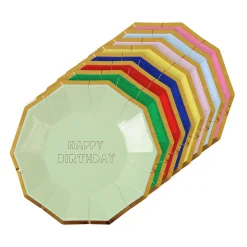 Happy Birthday Small Plates (x 8)><noscript><img width=