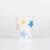 Happy Birthday Stars Cups (x 8)>Meri Meri Clearance