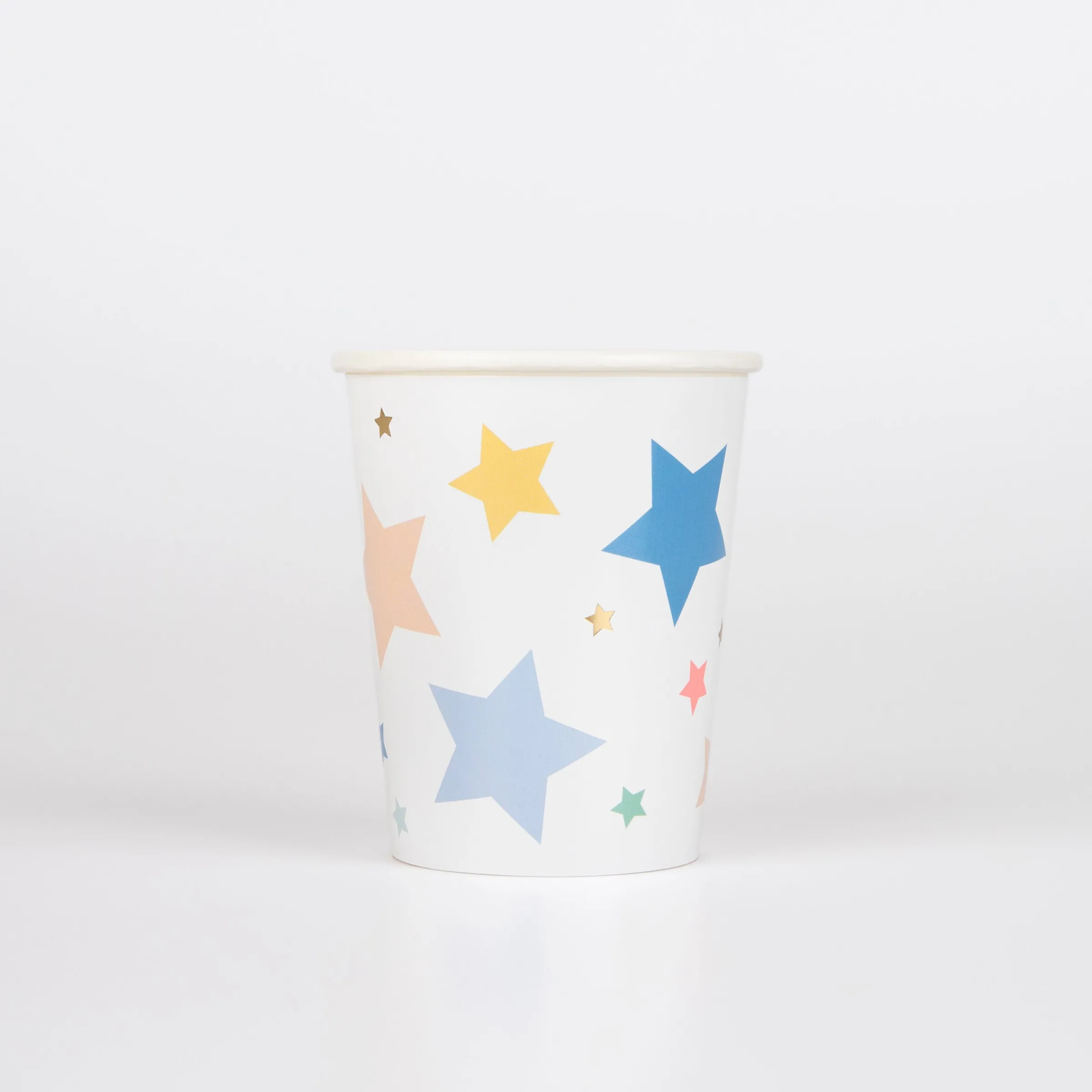 Happy Birthday Stars Cups (x 8)>Meri Meri Clearance