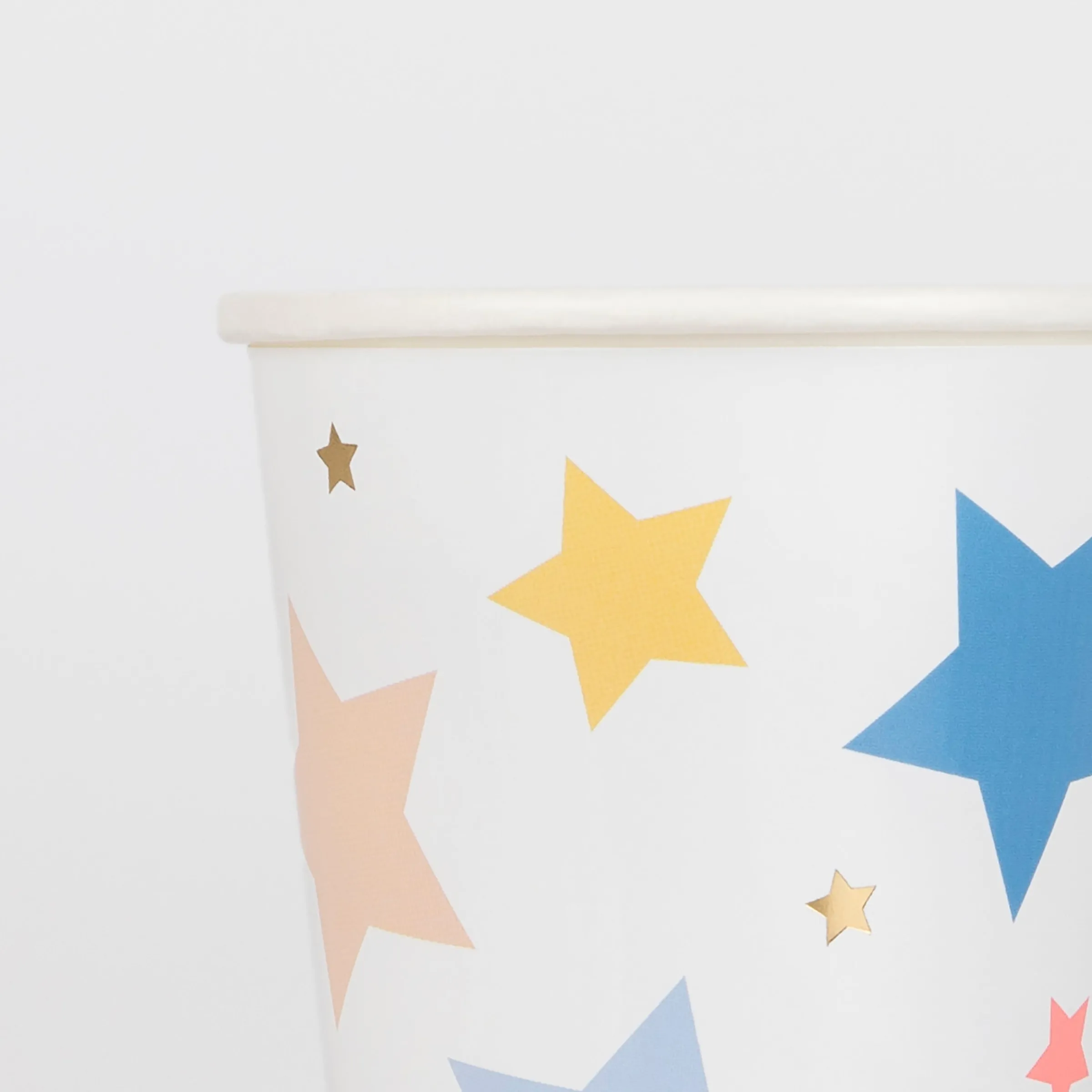 Happy Birthday Stars Cups (x 8)>Meri Meri Clearance