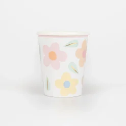 Happy Flowers Cups (x 8)>Meri Meri Discount