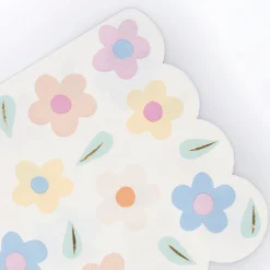 Happy Flowers Large Napkins (x 16)>Meri Meri Clearance