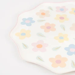 Happy Flowers Side Plates (x 8)>Meri Meri Best