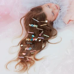 Happy Glitter Hair Clip><noscript><img width=