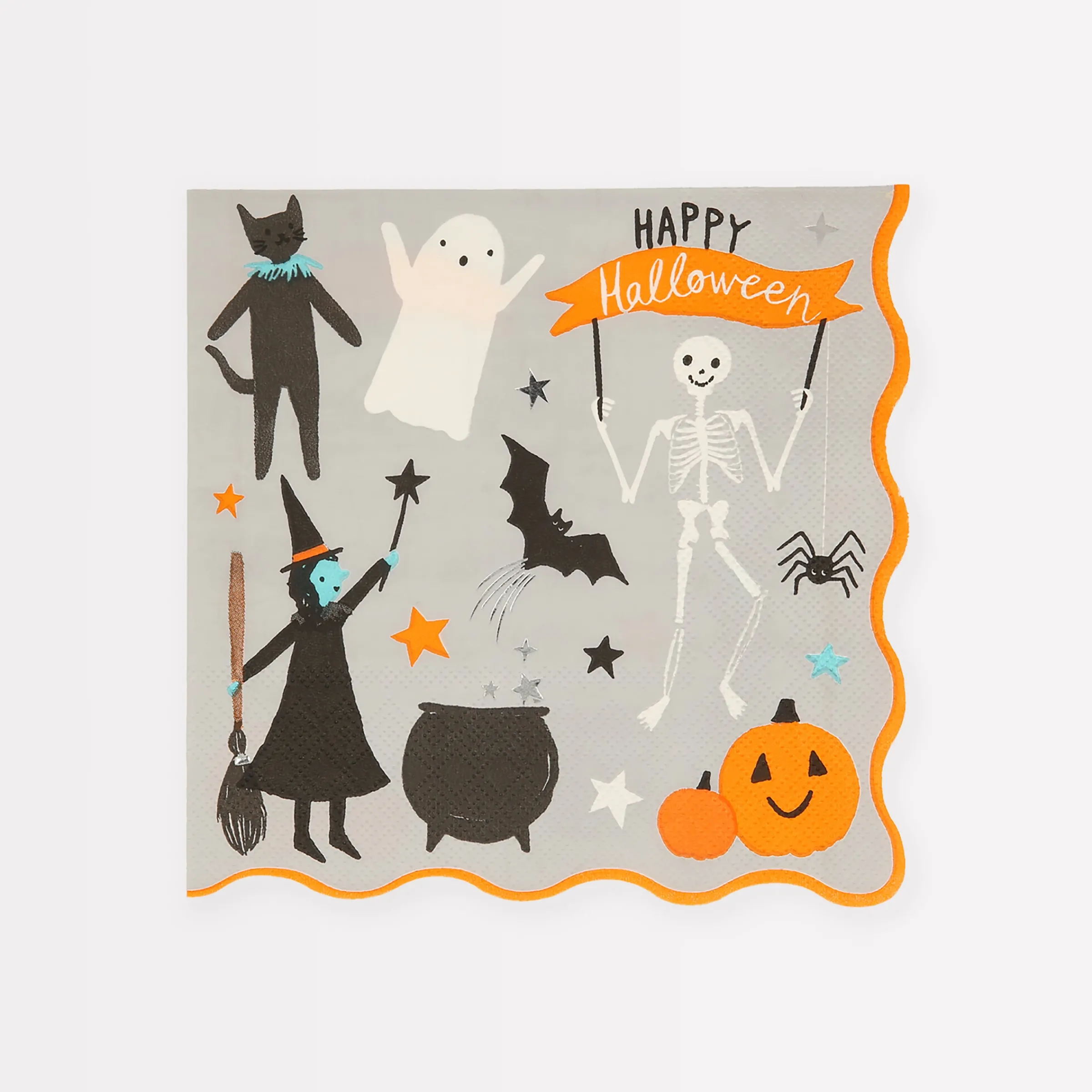 Happy Halloween Large Napkins (x 16)>Meri Meri Online