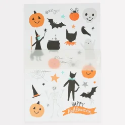Happy Halloween Tattoo Sheet (x 2 sheets)>Meri Meri Sale