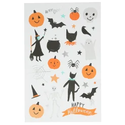 Happy Halloween Tattoo Sheet (x 2 sheets)>Meri Meri Sale