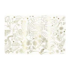 Happy Icons Coloring Placemats (x 8)>Meri Meri Discount