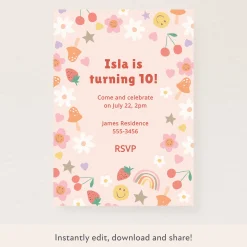 Happy Icons Download & Print Invitation>Meri Meri Sale