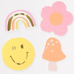 Happy Icons Shaped Napkins (x 16)>Meri Meri New
