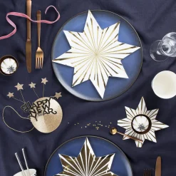 Happy New Year Party Hats (x 6)>Meri Meri Clearance