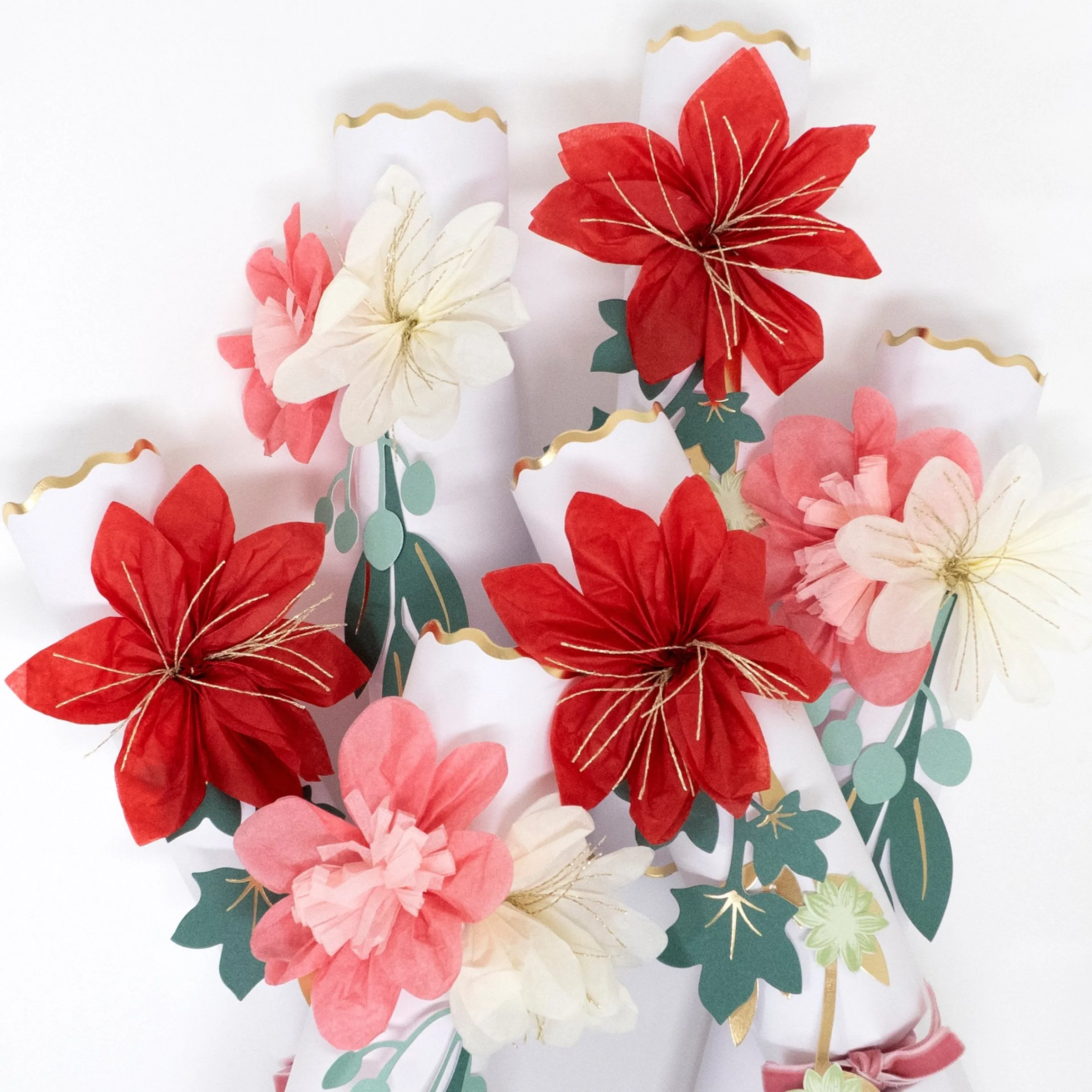 Hazel Gardiner Large Flower Crackers (x 6)>Meri Meri Online