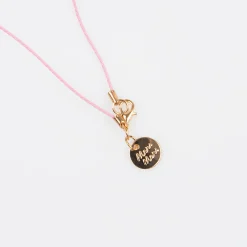 Hearts & Cherries Enamel Charm Necklace><noscript><img width=