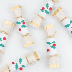 Holly Berry & Gold Crackers (x 6)><noscript><img width=