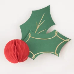 Holly Honeycomb Place Cards (x 8)><noscript><img width=