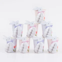 Honeycomb Bunny Cups (x 8)>Meri Meri Hot