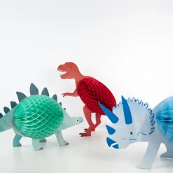 Honeycomb Dinosaur Decorations (x 3)>Meri Meri Best
