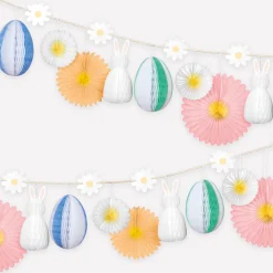 Honeycomb Easter Bunny Garland>Meri Meri Sale