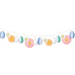 Honeycomb Easter Bunny Garland><noscript><img width=