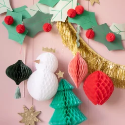 Honeycomb Holly Garland>Meri Meri Online