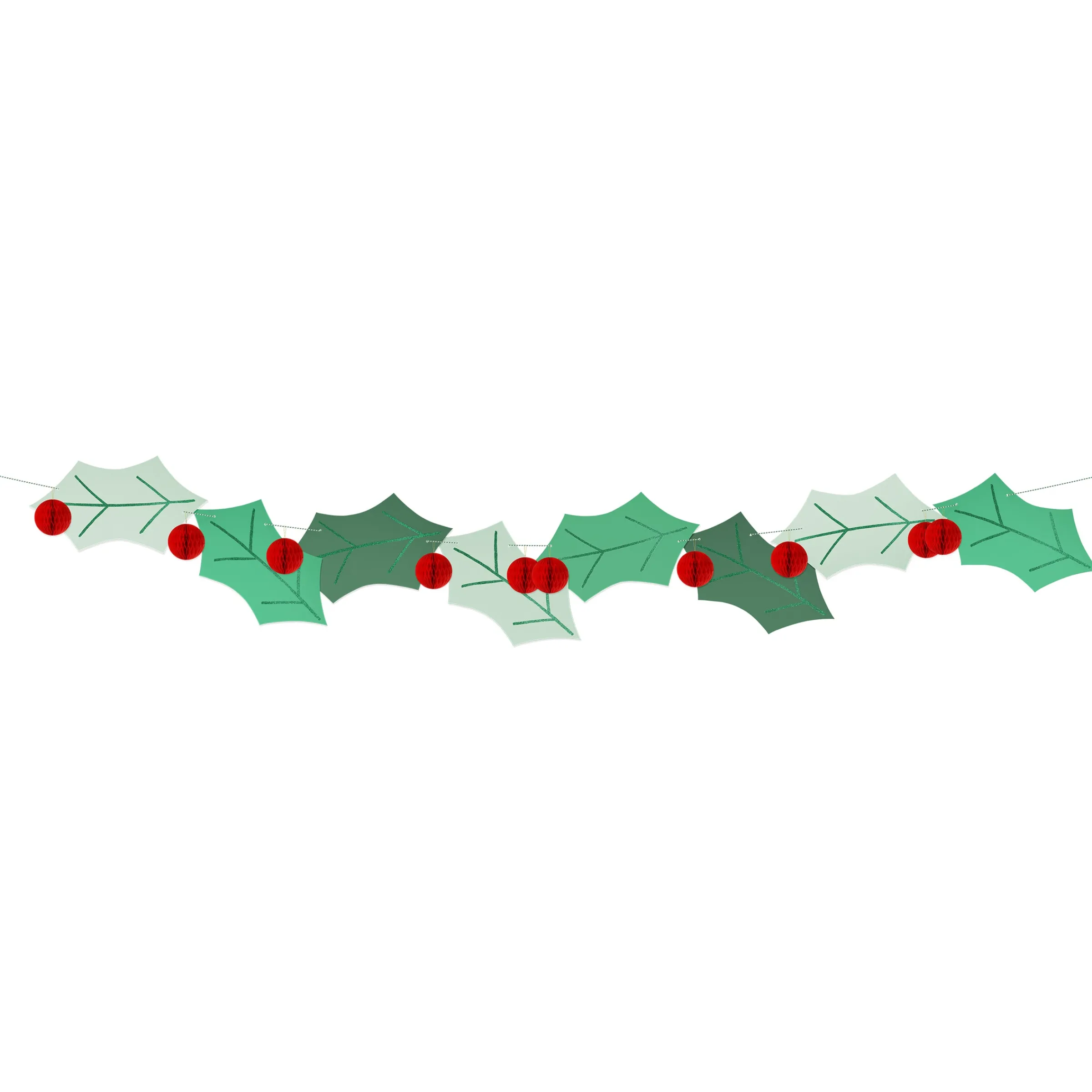 Honeycomb Holly Garland>Meri Meri Online