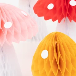 Honeycomb Mushroom Decorations (x 10)><noscript><img width=