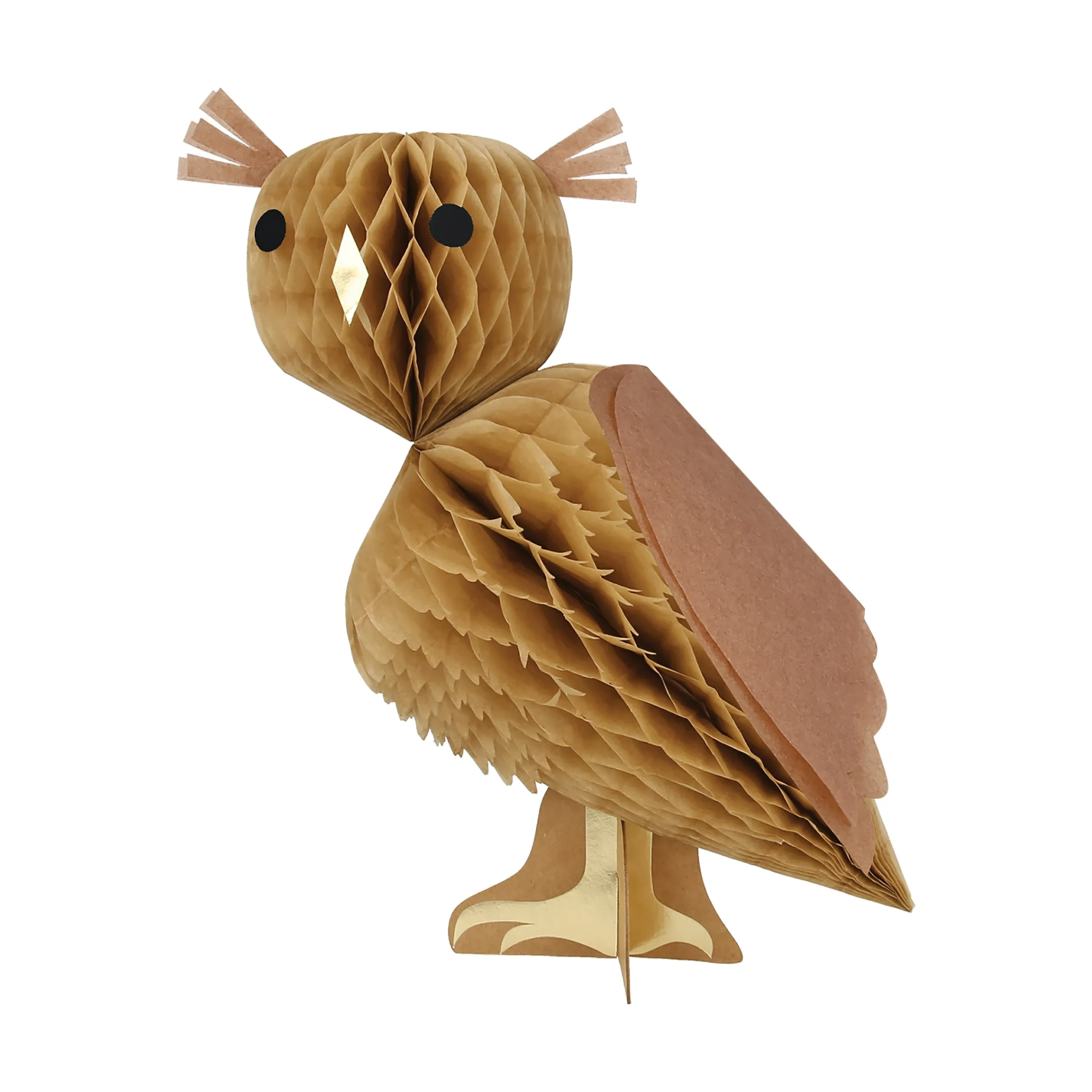 Honeycomb Owls (x 3)>Meri Meri New