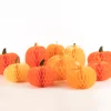 Honeycomb Pumpkins (x 10)>Meri Meri Clearance