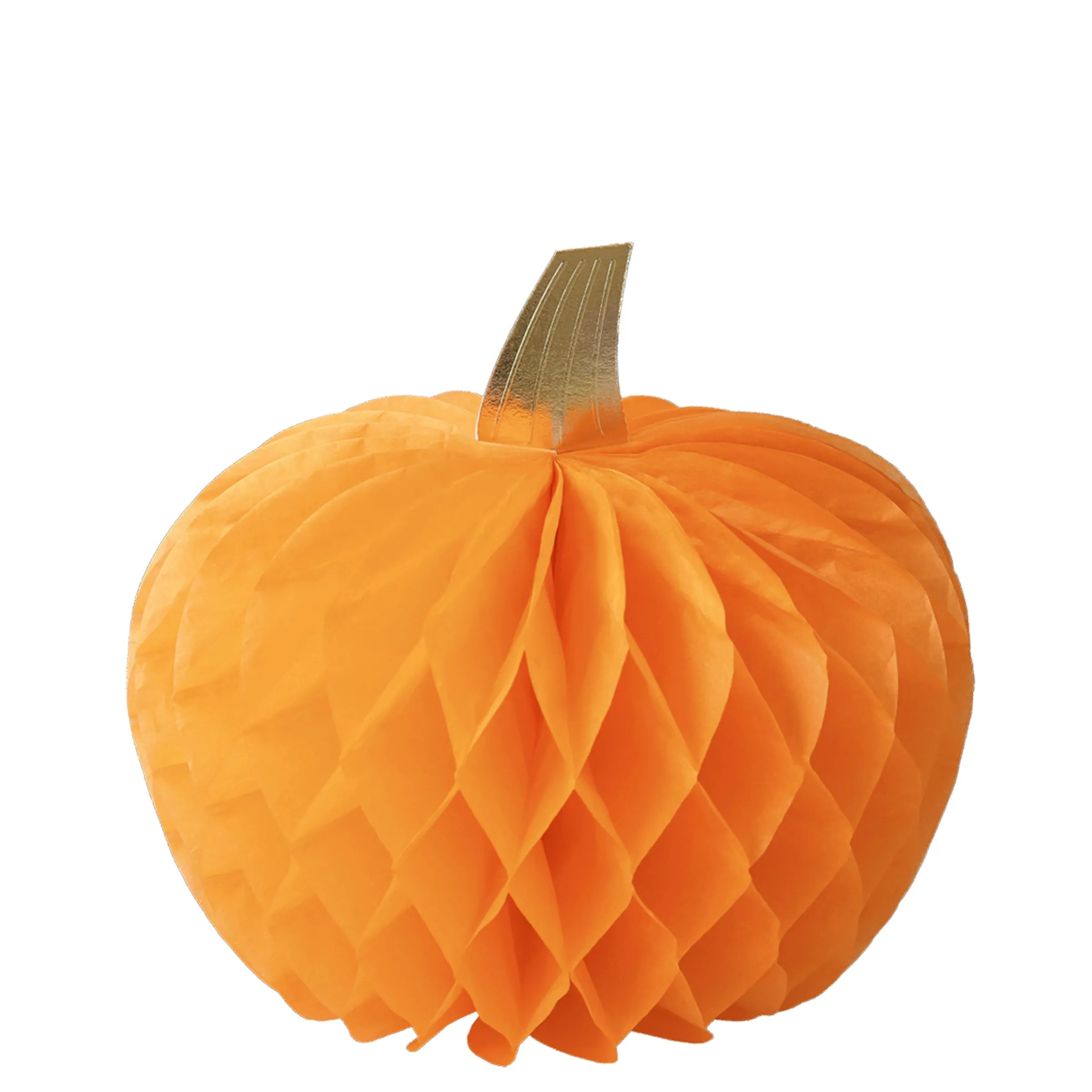 Honeycomb Pumpkins (x 10)>Meri Meri Clearance