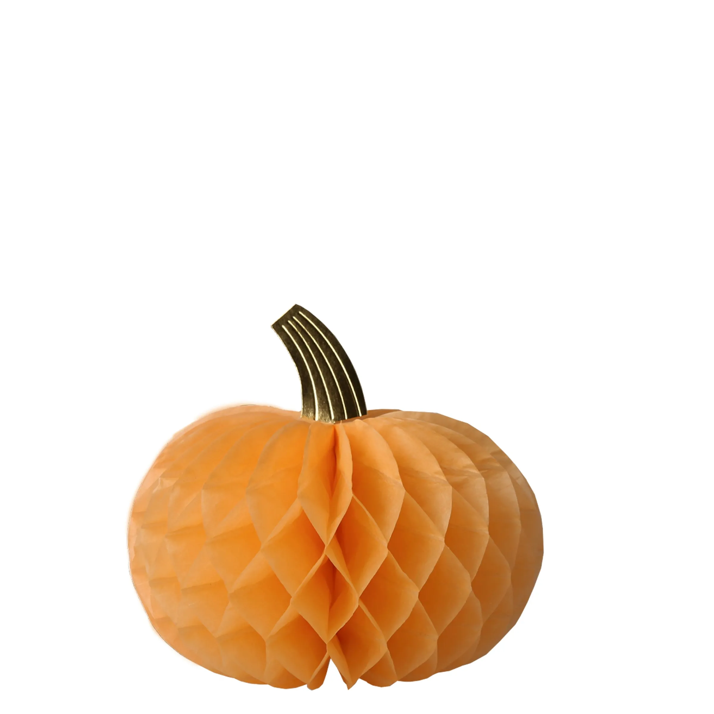 Honeycomb Pumpkins (x 10)>Meri Meri Clearance