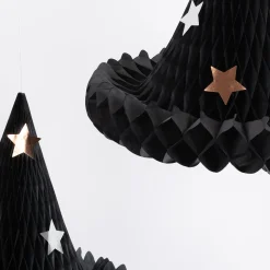 Honeycomb Witch Hat Decorations (x 3)>Meri Meri Discount