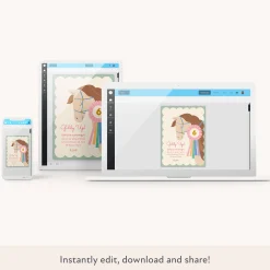 Horses Download & Print Invitation>Meri Meri Online