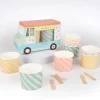 Ice Cream Cups & Spoons (x 12)>Meri Meri Hot