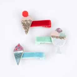 Ice Cream Hair Clips (x 6)><noscript><img width=