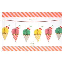 Ice Cream Honeycomb Garland><noscript><img width=