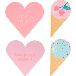 Ice Cream Valentine's Cards (x 12)><noscript><img width=