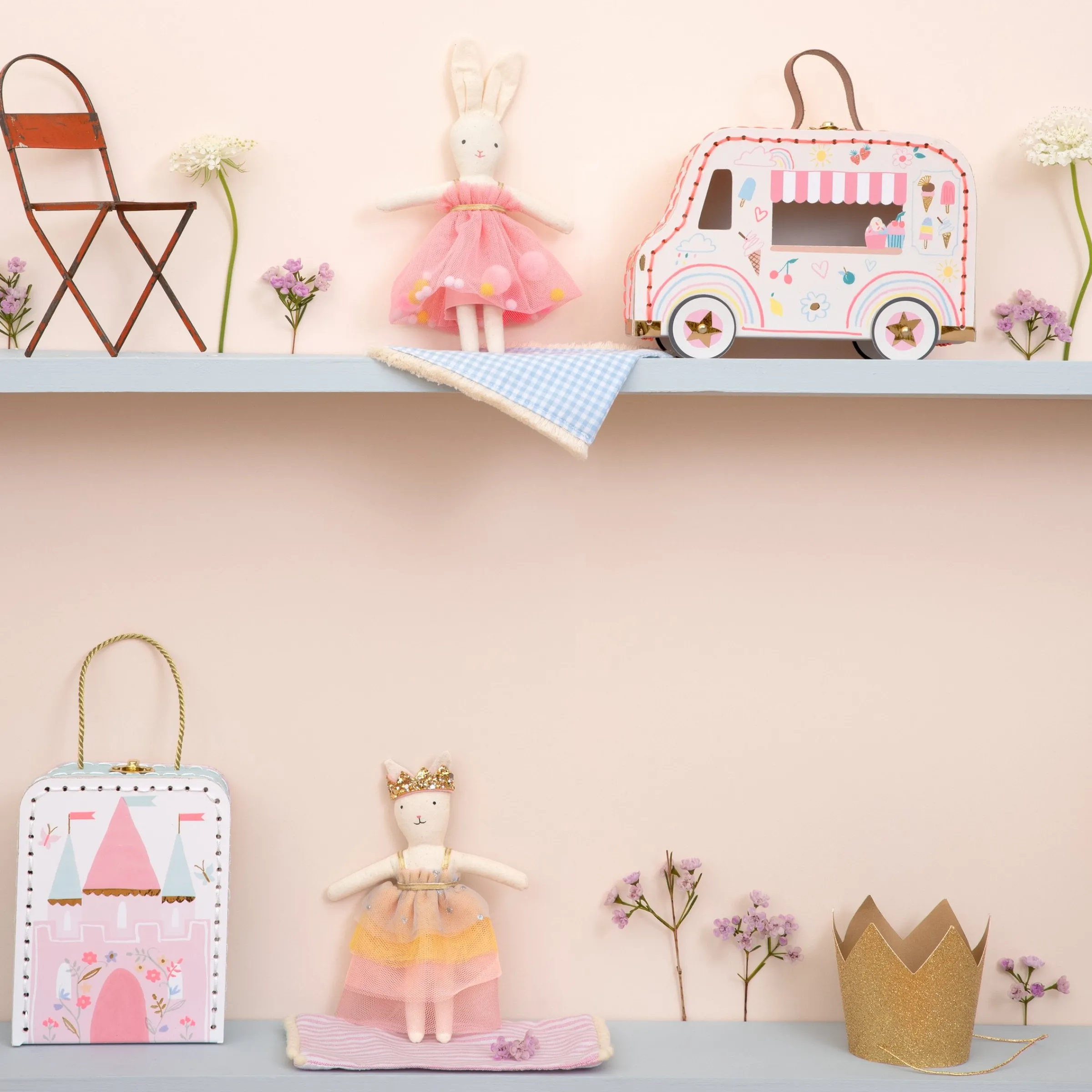 Ice Cream Van Bunny Mini Suitcase Doll>Meri Meri Discount