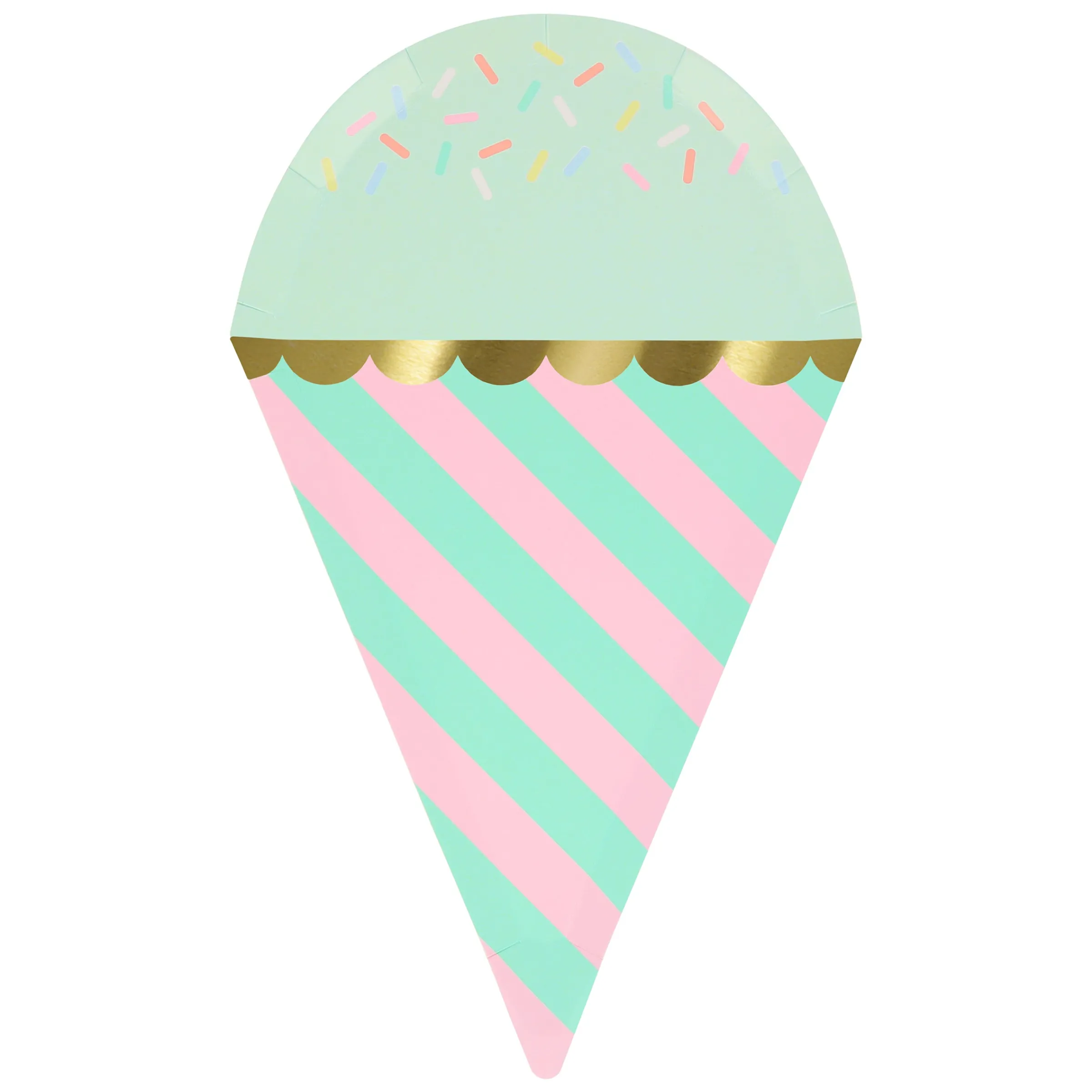Ice Cream With Sprinkles Plates (x 8)>Meri Meri Discount