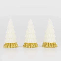 Ivory Tree Candles (x 3)>Meri Meri New
