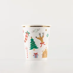 Jolly Christmas Cups (x 8)>Meri Meri Outlet